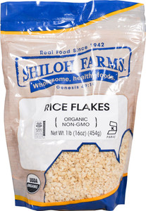 3 PACK of Shiloh Farms Organic Rice Flakes -- 16 oz