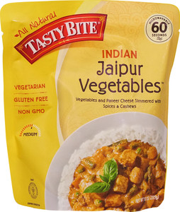 3 PACK of Tasty Bite Indian Medium Jaipur Vegetables -- 10 oz