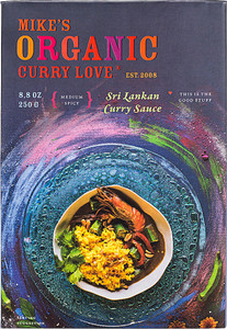 3 PACK of Curry Love Organic Curry Simmer Sauce Gluten Free Medium Spicy Sri Lankan -- 8.8 oz
