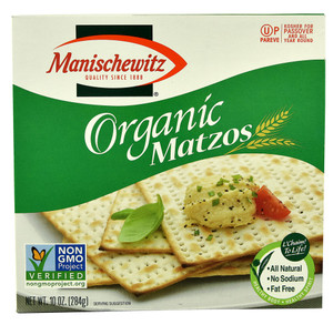 3 PACK of Manischewitz Organic Matzos -- 10 oz