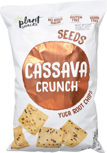 3 PACK of Plant Snacks Cassava Root Chips Seeds -- 5 oz