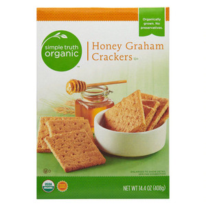 3 PACK of Simple Truth Organic Honey Graham Crackers -- 14.4 oz