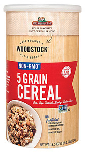 3 PACK of Woodstock Hot Cereal Non-GMO - Old Wessex 5 Grain -- 18.5 oz