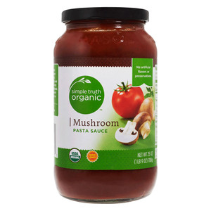 3 PACK of Simple Truth Organic Pasta Sauce Mushroom -- 25 oz