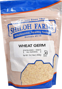 3 PACK of Shiloh Farms Raw Wheat Germ -- 16 oz