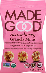 3 PACK of MadeGood Granola Minis Strawberry -- 0.85 oz