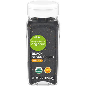 3 PACK OF Simple Truth Organic Black Sesame Seed Whole -- 2.22 oz