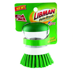 3 PACK OF Libman Palm Brush Soap Dispenser -- 1 Brush