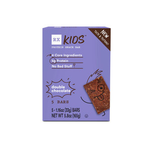 3 PACK OF RXBAR Kids Protein Snack Bar Double Chocolate -- 5 Bars