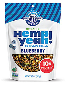 3 PACK OF Manitoba Harvest Hemp Yeah! Granola Blueberry -- 10 oz