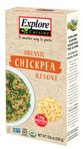 3 PACK OF Explore Cuisine Organic Chickpea Risoni -- 10.6 oz