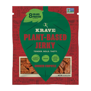 3 PACK OF Krave Plant-Based Jerky Korean BBQ -- 2.2 oz