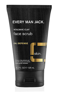 Every Man Jack Volcanic Clay Face Scrub Oil Defense -- 4.2 fl oz