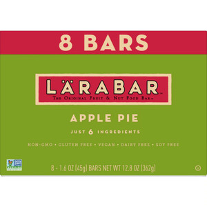 Larabar Fruit & Nut Bar Apple Pie -- 12.8 oz Each / Pack of 8