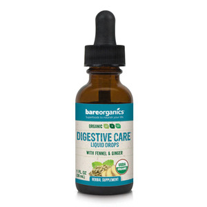 BareOrganics Digestive Care Liquid Drops Organic -- 1 fl oz