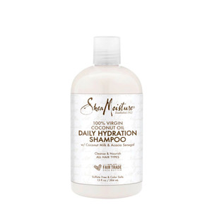 SheaMoisture 100% Virgin Coconut Oil Shampoo Daily Hydration -- 13 fl oz