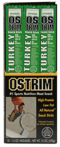 Ostrim Natural Turkey Snack Stick Applewood -- 10 Sticks