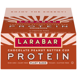 Larabar Plant Protein Bars Chocolate Peanut Butter Cup -- 12 Bars