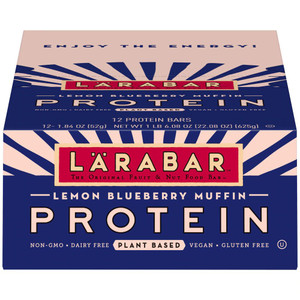 Larabar Protein Bars Lemon Blueberry Muffin -- 12 Bars