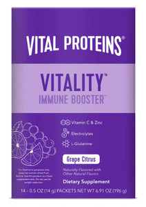Vital Proteins Vitality Immune Booster Grape Citrus -- 14 Packets