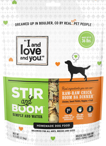 I and Love and You Raw-Raw Chick Boom Ba Dinner -- 5.5 lbs