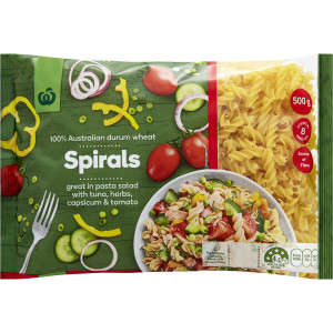 5 PACK of WW Pasta Spirals 500g