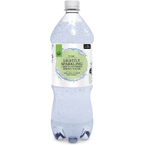 5 PACK of WW Lightly Sparkling Lime Water 1.25l