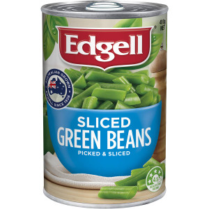 5 PACK of Edgell Sliced Green Beans Green Sliced 410g