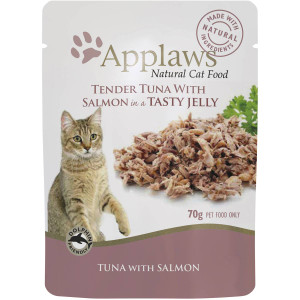 5 PACK of Applaws Cat Food Pouch: Tuna & Salmon 70g