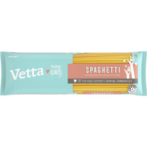 5 PACK of Vetta Rural Aid Spaghetti Pasta 500g