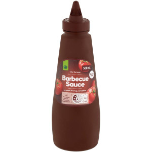 5 PACK of WW Barbecue Sauce Squeeze 500ml