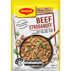 5 PACK of Maggi Beef Stroganoff Recipe Base 47g