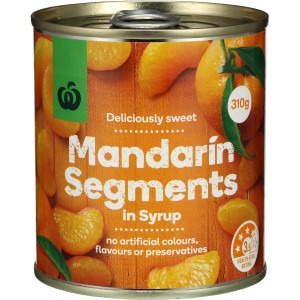 5 PACK of WW Mandarin Canned 310g can