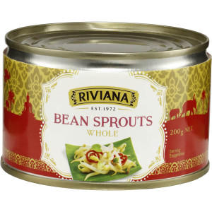5 PACK of Riviana Bean Sprouts  200g