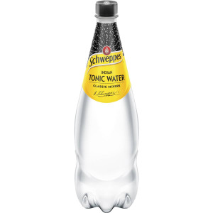 5 PACK of Schweppes Indian Tonic Water 1.1l