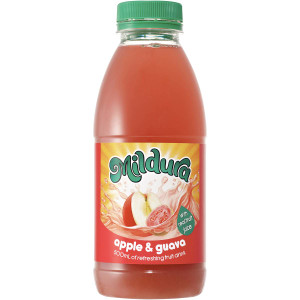 5 PACK of Mildura Apple Guava Fruit Drink 500ml