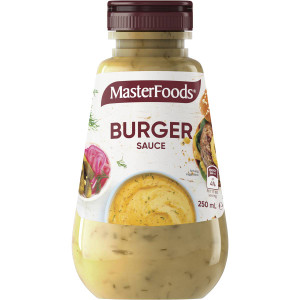 5 PACK of Masterfoods Burger Sauce 250ml