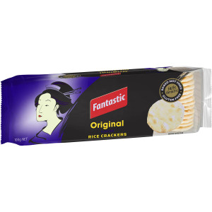5 PACK of Fantastic Rice Crackers Original 100g