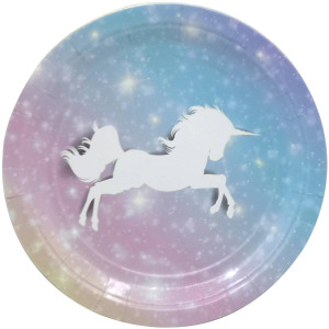 5 PACK of Armada Unicorn Paper Plates 10 pack