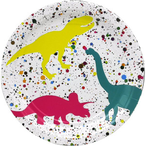 5 PACK of Armada Dinosaur Paper Plates 10 pack