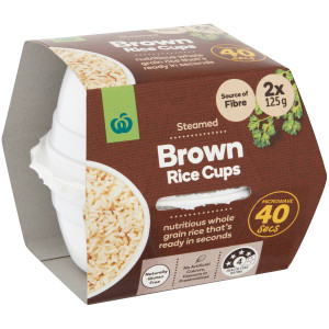 5 PACK of WW Brown Rice Microwave Cups 2 pack