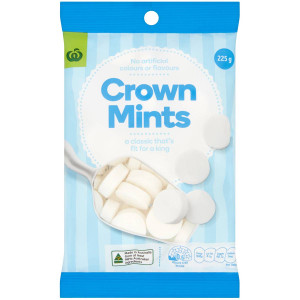 5 PACK of WW Crown Mints  225g