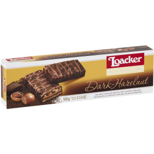 5 PACK of Loacker Gran Pasticceria Dark Hazelnut 100g