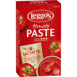5 PACK of Leggos Tomato Paste Sachet 4x50g
