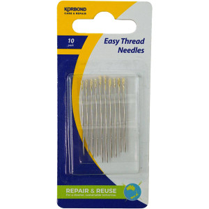 5 PACK of Korbond Easy Thread Needles 10 pack