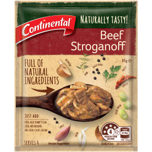 5 PACK of Continental Recipe Base Beef Stroganoff 31g