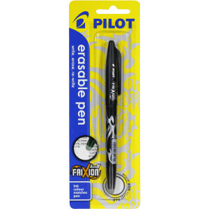 5 PACK of Pilot Frixion Ballpoint Pen Medium Black