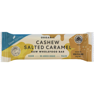 5 PACK of Ceres Organics Raw Bar Salted Caramel 50g
