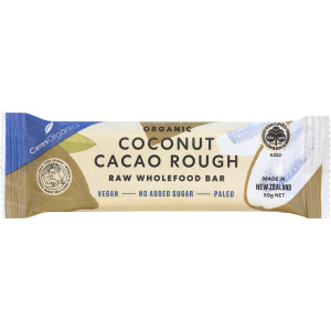 5 PACK of Ceres Organics Raw Bar Cocont Cacao Rough 50g