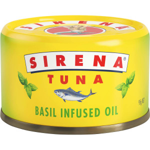 5 PACK of Sirena Tuna Basil Infused Oil 95g